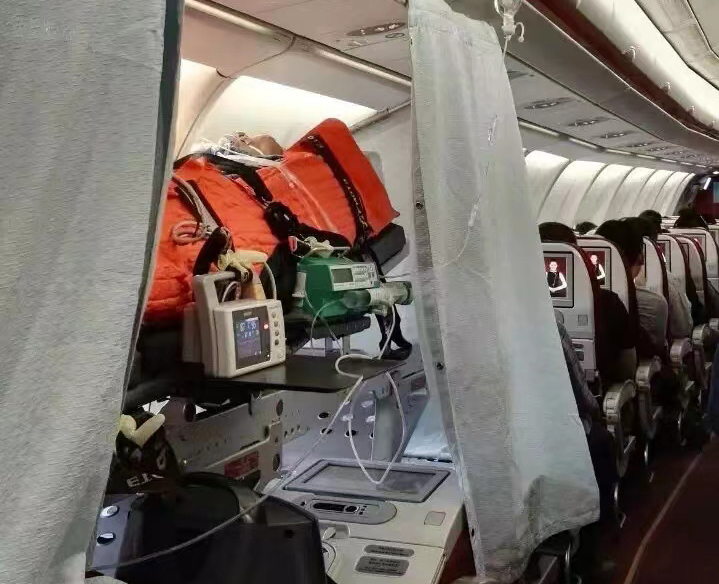 吉首市跨国医疗包机、航空担架
